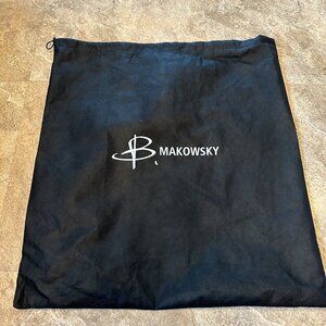 B. Makosky Handbag Storage Cover Dust Bag Black Logo Approx Size 20.5 x 21.5
